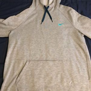 Gray Nike hoodie